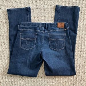 Lucky Brand boot cut jeans.